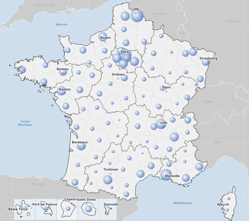 Exemple de carte de visualisation